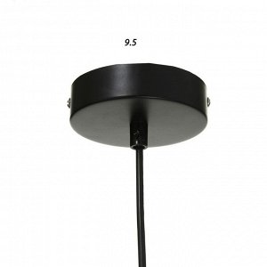 Светильник BayerLux 2284/1 LED черно-золотой 10х10х24-124 см