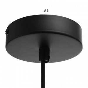 Светильник 2285/1b LED черно-золотой 20х20х24-124 см
