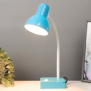 Настольная лампа Кидс 1x60Вт E27 синий 13х11,5х47 см