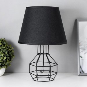 Настольная лампа Бойл E27 40 Вт черный 25x25x40 см RISALUX