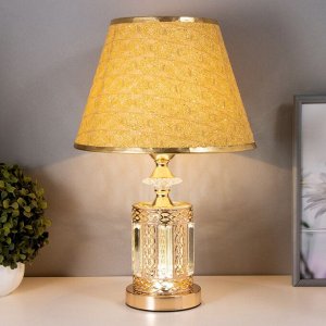 Настольная лампа Глафира E27 40 Вт золото 27x27x44 см RISALUX