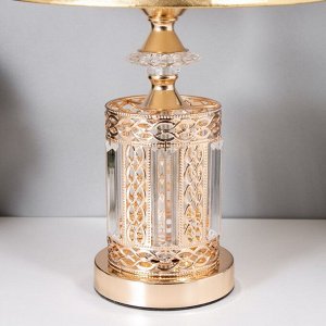 Настольная лампа Глафира E27 40 Вт золото 27x27x44 см RISALUX