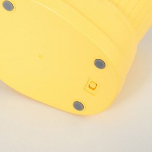 Лампа настольная «Ботинок кот» LED 3 режима 3 Вт USB органайзер желтый 8x11x31 см RISALUX