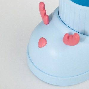 Лампа настольная «Ботинок лось» LED 3 режима 3 Вт USB органайзер синий 8x11x31 см RISALUX