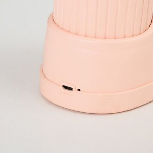 Лампа настольная «Ботинок заяц» LED 3 режима 3 Вт USB органайзер розовый 8x11x31 см RISALUX