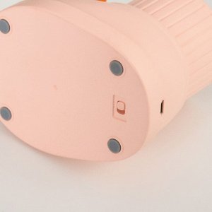 Лампа настольная «Ботинок заяц» LED 3 режима 3 Вт USB органайзер розовый 8x11x31 см RISALUX