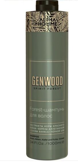 Шампунь для волос мужской 1л GENWOOD