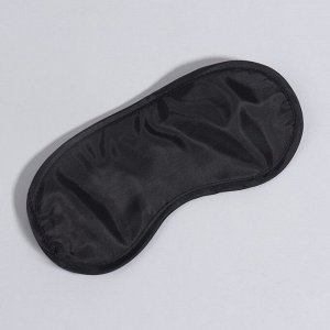ONLITOP Маска для сна, двойная резинка, 18 x 8,5 см, цвет чёрный