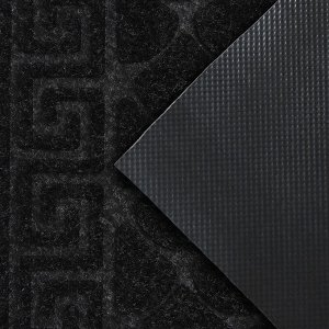 Коврик влаговпитывающий «Чешуйки», 40x60 см, цвет чёрный