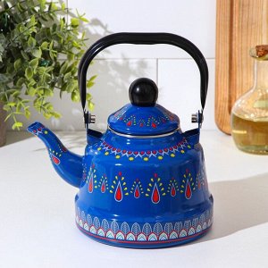 Чайник «Валенсия», 1,1 л, 18x13x15 см, цвет синий