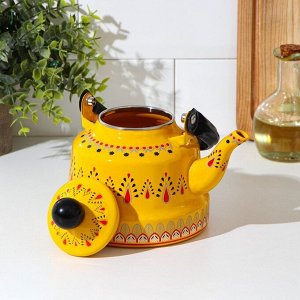 Чайник «Валенсия», 1,1 л, 18x13x15 см, цвет жёлтый