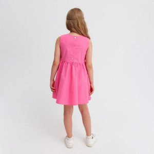 Платье для девочки с карманами KAFTAN, цвет ярко-розовый