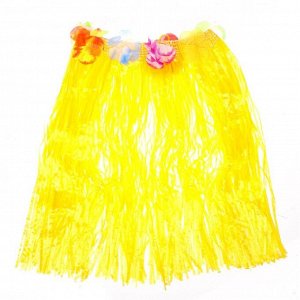 Гавайская юбка, цветная 40 см  МИКС