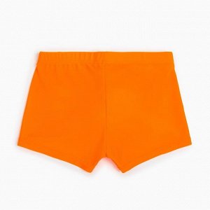 Плавки купальные для мальчика MINAKU однотонные, цвет оранжевый, рост 110-116 см