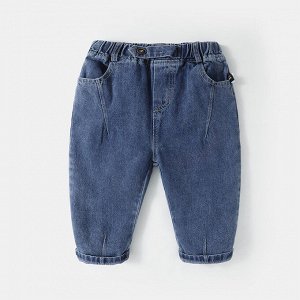 Детские джинсы, цвет синий