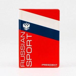 Обложка для паспорта Russian sport, флаг, ПВХ