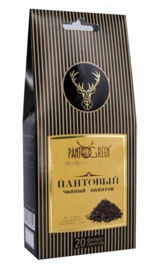 Напиток чайный "Алтайский пантовый премиум" Зелёный Алтай 20 фильтр-пакетов по 1,5 г