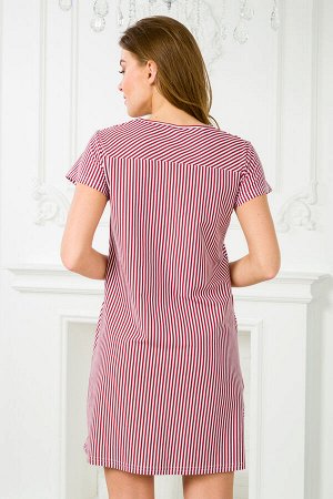 Туника женская из кулирки Флоренция бордо