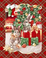 Кухонное полотенце &quot;Кролик новогодний&quot;3 47*61 см