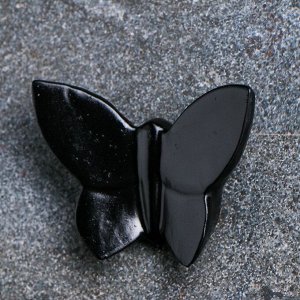 Подвесной декор "Бабочка" черный, 7,5х10,5см