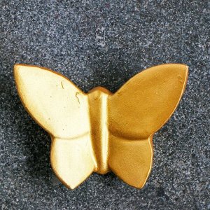 Подвесной декор "Бабочка" золото, 7,5х10,5см
