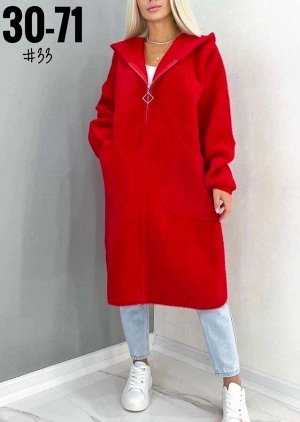 Пальто Ткань Альпака пушистики - Тёплые и мягкие
Грудь = 130см Длина:100см