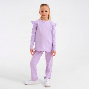 Комплект детский (джемпер, брюки) MINAKU: Casual Collection цвет сирень.