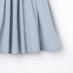 Платье для девочки с воротником KAFTAN, размер 30 (98-104), цвет серо-голубой