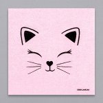 Салфетки бумажные &quot;Кошечка&quot;, 24х24 см, 20 шт 7756541