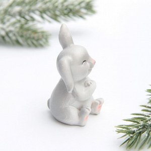 Фигурка кролик «Ушастик», 4 х 5 см