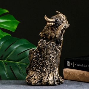 Подставка для бутылки «Бык», под бронзу, 16x21x25 см