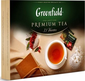 Набор чая ассорти "greenfield premium tea collection" 30 видов, 120 пакетов