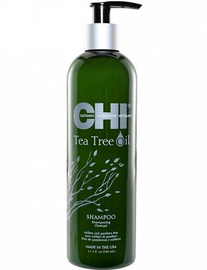 Чи Шампунь с маслом чайного дерева для профессионального ухода за волосами, CHI TEA TREE OIL
