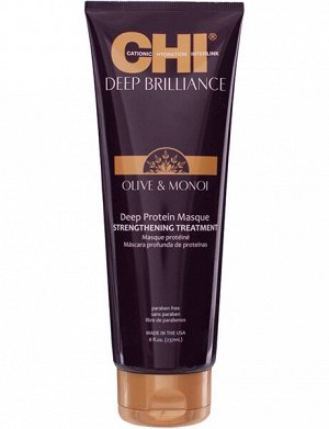 CHI Протеиновая маска для волос укрепляющая Deep Brilliance, Чи