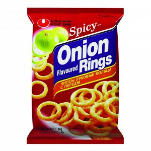 Чипсы Нонг Шим луковые кольца с перцем 40гр (ORION RINGS Spicy flavored)