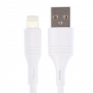 Кабель Hoco X20, Lightning - USB, 2 А, 2 м, PVC оплетка, белый