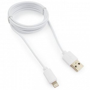 Кабель Гарнизон GCC-USB2-AP2-6-W, Lightning - USB, 1.8 м, белый