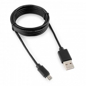 Кабель Cablexpert CC-mUSBDS-6, microUSB - USB, 2.4 А, 1.8 м, двусторонний, черный