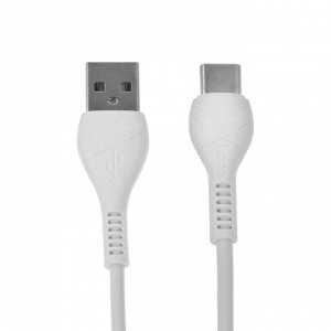 Кабель Hoco X37, Type-C - USB, 3 А, 1 м, PVC оплетка, белый