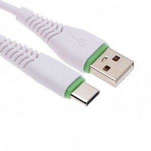 Кабель Maimi X29, Type-C - USB, 5 A, 1 м, белый