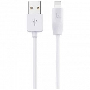 МКабель Hoco X1, Lightning - USB, 2.4 А, 3 м, белый