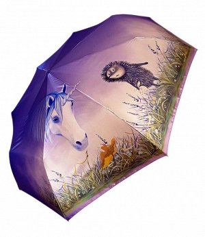 Зонт подростковый Автомат цвет Сиреневый (DINIYA)