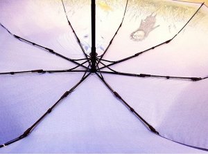 Зонт подростковый Автомат цвет Сиреневый (DINIYA)