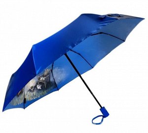 Зонт подростковый Автомат цвет Синий (DINIYA)