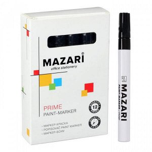 Маркер - краска "Mazari Prime" черный (2мм) 1/12 арт. M-5043-71