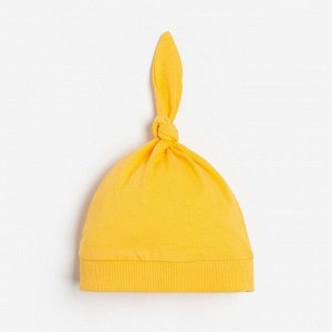 Чепчик (шапочка) детская, цвет жёлтый