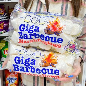 Giga Marshmallows Barbecue 800g - Гигантское Маршмеллоу на огне