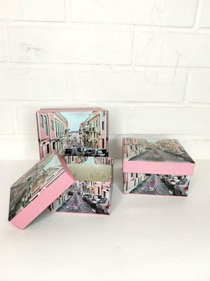 Коробка подарочная "Улицы города"