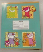 Тетрадь 12л клетка Архангельский ЦБК DOGS &amp; CATS
