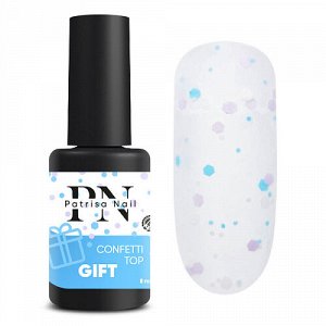 Confetti Top Gift -топ матовый  с цветными шестигранниками